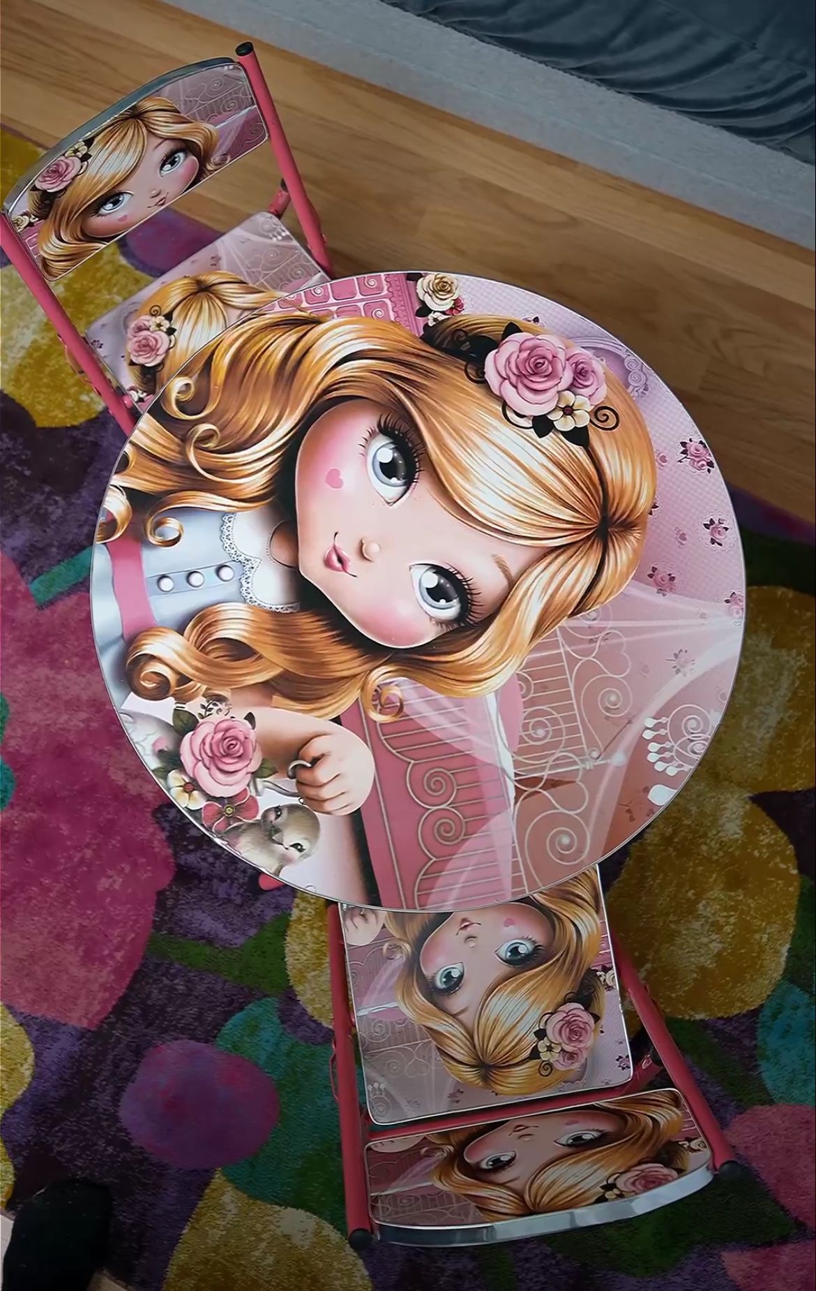 Set Masuta + 2 Scaune pliabile - Oferta Christmass + CADOU Surpriza