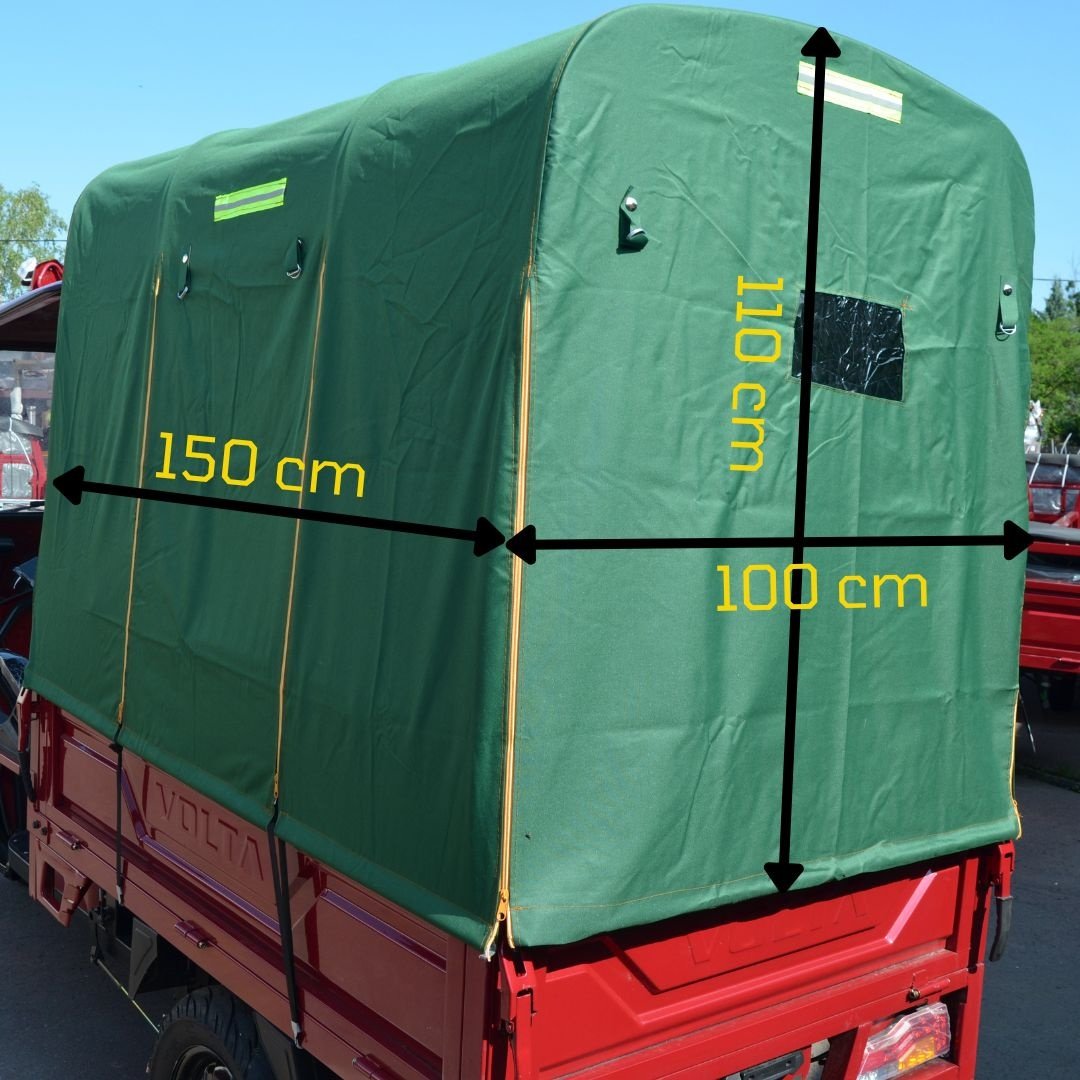 Prelata impermeabila pentru tricicleta electrica – Model Universal