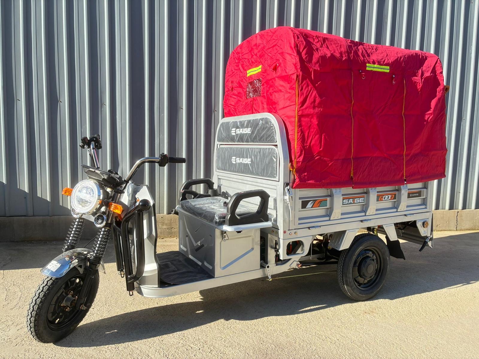 Prelata impermeabila pentru tricicleta electrica – Model Universal