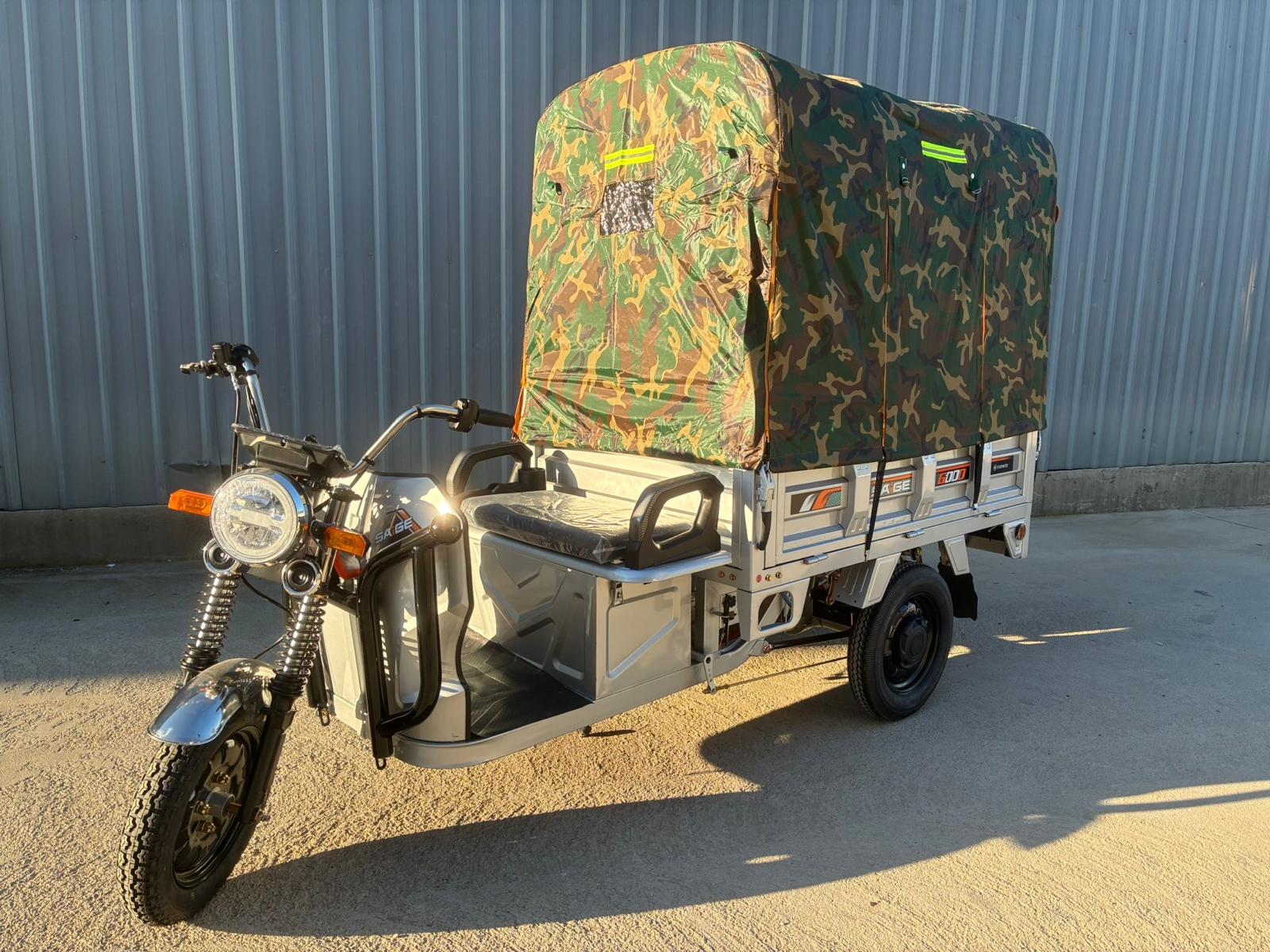 Prelata impermeabila pentru tricicleta electrica – Model Universal